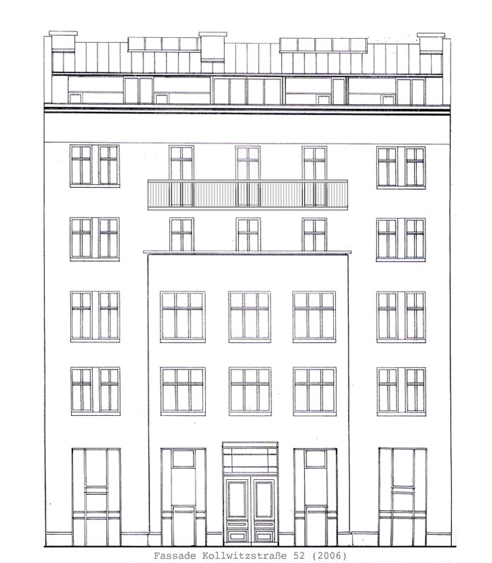 Kollwitzstraße 52, Fassadenplanung 1996-2006 2006